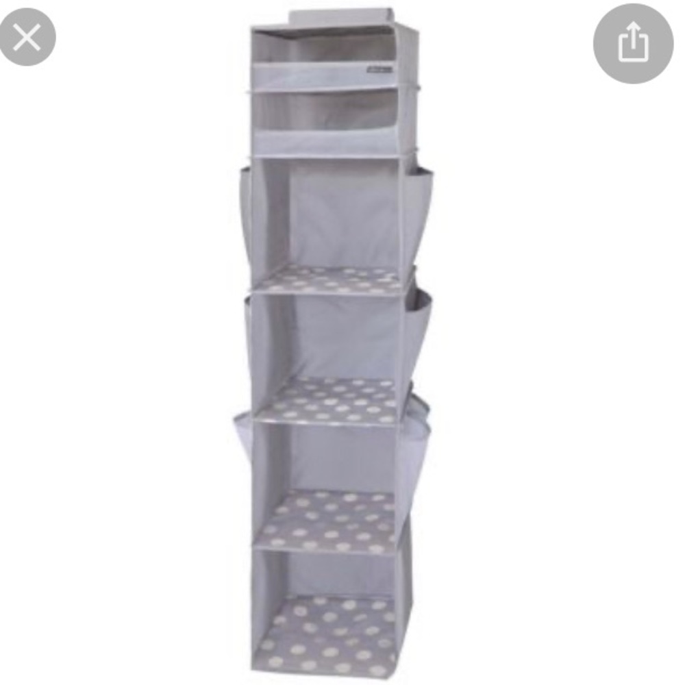 Eddie Bauer canvas hanging closet organizer